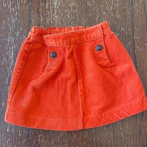 Janie and Jackie 12-18 month corduroy skirt